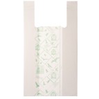 Shoppers Midi - 28 x 50 cm - mater-bi - bianco - scatola 500 pezzi