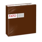 Tovagliolo linea AirLaid - carta - 40 x 40 cm - cacao - Fato - conf. 50 pezzi