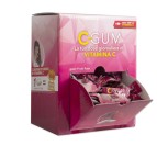 Chewing gum integratore Vitamina C - frutti rossi - C-Gum - box da 150 bustine da 1 gomma cad