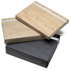 Cartella portaprogetto Colorosa Wood - 24,5x35 cm - dorso 3 cm - colori assortiti - Ri,Plast