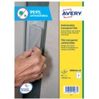 Adesivo antimicrobico - poliestere trasparente - 4 etichette per foglio - Avery - conf. 10 fogli A4