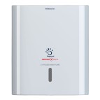 Dispenser antibatterico Defend Tech - per asciugamani piegati a C/V - Papernet