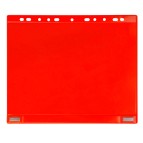 Buste forate - per supporti magnetici ad anelli - A4 - rosso - Tarifold - conf. 5 pezzi