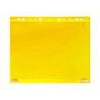 Buste forate - per supporti magnetici ad anelli - A4 - giallo - Tarifold - conf. 5 pezzi