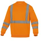 Felpa sportiva Astral - alta visibilitA' - tg. XL - arancio fluo - Deltaplus