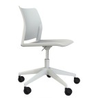 Seduta Home/Office Alpha APGB - senza braccioli - bianco - Unist