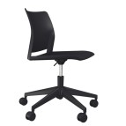 Seduta Home/Office Alpha APGN - senza braccioli - nero - Unist