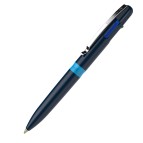 Penna a sfera Take 4 - punta media - 4 colori - fusto blu - Schneider