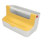 Cassetta portaoggetti con maniglia Cosy - giallo - Leitz