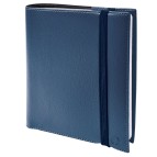 Agenda settimanale Time&Life 2025 - 16 x 16 cm - blu metal - Quo Vadis