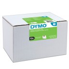 Rotolo etichette spedizione/badge - 54 x 101 mm - bianco - 220 etichette / rotolo - Dymo - value pack 12 pezzi