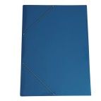 Cartella con elastico 71LD - cartoncino plast. - 70 x 100 cm - azzurro - Cart. Garda