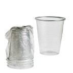 Bicchieri - PLA - 200 ml - trasparente - Leone - conf. 400 pezzi