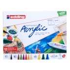 Marcatore acrilico Creative Set - colori assortiti - Edding - conf. 12 pezzi