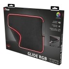 Tappetino per mouse GXT 765 Glide Flex - con illuminazione RGB - 4 porte USB - Trust