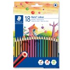 Matite colorateNoris Colour - in wopex - colori assortiti - Staedtler - astuccio 18 pezzi