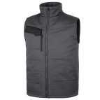 Gilet Stockton3 - multitasche - taglia L - grigio/arancio - Deltaplus