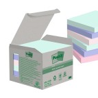 Blocco Post it   Green - 654-1GB - 76 x 76 mm - natural - 100 fogli - Post it  - conf. 6 pezzi