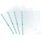 Buste forate Pastel - c/ banda - liscia - 22 x 30 cm - azzurro - Favorit - conf. 25 pezzi
