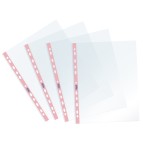 Buste forate Pstel - c/ banda - liscia - 22 x 30 cm - rosa - Favorit - conf. 25 pezzi