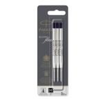 Refill sfera Quinkflow - punta media - nero - Parker - blister 3 pezzi