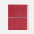 Taccuino Evo Ciak - 9 x 13 cm - fogli bianchi - copertina rosso corallo - In Tempo