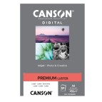 Carta Inkjet Premium - 10 x 15 cm - 255 gr - 50 fogli - lucida - Canson
