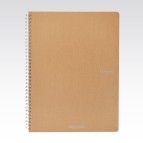 Maxiquaderno EcoQua original - spiralato - A4 - 90 gr - 1 rigo - 70 fogli - bruno - Fabriano