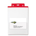 Portanome Pass 6ST - A6 - PVC -  rosso - Sei Rota - conf. 50 pezzi