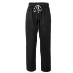 Pantalone da cuoco Plutone - taglia L - nero - Giblor's