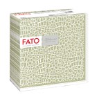 TovaglioloTablewear - linea Croc Skin - 40 x 40 cm - salvia - Fato - conf. 50 pezzi