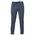 Pantalone da cuoco Enrico - taglia XL - gessato blu - Giblor's