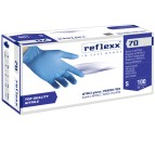 Guanti in nitrile R70 - senza polvere - tg M - azzurro - Reflexx - conf. 100 pezzi