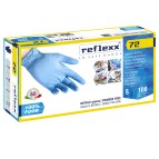 Guanti in nitrile foodline R72 - tg XL - azzurro - Reflexx - conf. 100 pezzi