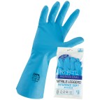 Guanti alimentari MPNLX431 - in nitrile - taglia L - azzurro - Icoguanti