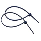 Fascette detectabili - 15 x 0,36 cm - nylon - blu - Linea Flesh - conf. 100 pezzi