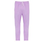 Pantalone Pitagora - unisex - 100 cotone - taglia M - lilla chiaro - Giblor's