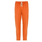 Pantalone Pitagora - unisex - 100 cotone - taglia M - arancio - Giblor's