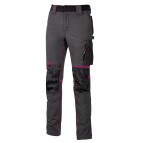 Pantaloni da donna Atom Lady - taglia L - grigio/fucsia - U-power