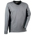Maglietta Madeira - a maniche lunghe - taglia L - grigio/nero - Cofra