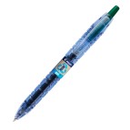 Roller gel a scatto B2P Begreen - punta 0,7 mm - verde - Pilot