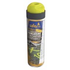 Bombola di vernice traccialinee - fluorescente - 500 ml - giallo fluo