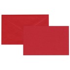 Biglietto natale neutro - con busta - 9 x 14 cm - rosso - Sadoch