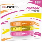 Emtec - Memoria Usb 2.0 C410 - 16GB - ECMMD16GC410P3NEO