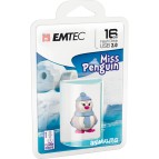 Emtec - Memoria usb2.0 M336 Anmalitos Lady Penguin - ECMMD16GM336 - 16 GB