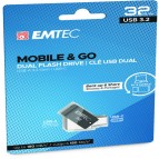 Emtec - Dual USB3.2 T260 - Type-C - ECMMD32GT263C - 32GB