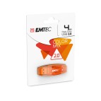 Emtec - Memoria Usb 2.0 - Arancione - ECMMD4GC410 - 4GB