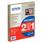 Epson - Premium Glossy Photo Paper - A4 - 2x 15 Fogli - C13S042169