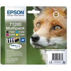 Epson - Multipack Cartuccia ink - C/M/Y/K - T1285 - C13T12854012 - C/M/Y 3,5ml cad - K 5,9ml