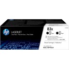 Hp - Confezione 2 Toner - 83X - Nero - CF283XD - 2.200 pag cad